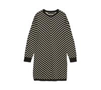 VERO MODA Vmcapricorn LS O-Neck Short Dress BF, Nero, S