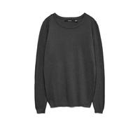 Vero Moda Vmcare Structure Ls O-neck Blou Ga Noos, Maglione Donna, Dark Grey Melange, L
