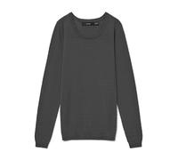 Vero Moda Vmcare Structure Ls O-neck Blou Ga Noos, Maglione Donna, Dark Grey Melange, M