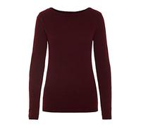 VERO MODA Vmcare Structure LS O-Neck Blou Ga Noos, Maglione Donna, Port Royale, L (EU)