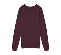 VERO MODA Vmcare Structure LS O-Neck Blou Ga Noos, Maglione Donna, Winetasting, XL (EU)