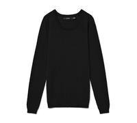 VERO MODA Vmcare Structure LS O-Neck Blouse Noos, Felpa Donna, Nero (Black), 46 (Taglia Produttore: Large)