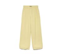 VERO MODA Vmcarmen HW Wide Pleat Pull-On Pant, Banana Pallido, (M) W x 32L