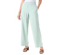 VERO MODA Vmcarmen HW Wide Pull-on Pant Noos Pantaloni da infilare, Verde Silt, (L) W x 32L Donna