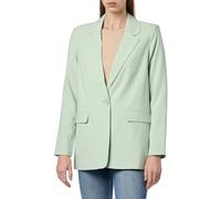 VERO MODA Vmcarmen LS Loose Blazer Noos Longblazer, Verde Silt, XL Donna