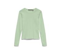 VERO MODA Vmchloe LS Short Top Ga Jrs da Donna, Verde Pastello., S