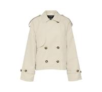 VERO MODA VMCHLOE SHORT TRENCHCOAT GA NOOS, farina d'avena, S