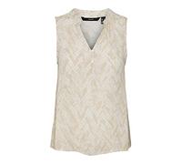 VERO MODA Vmclaire Menny SL Wvn Ga Top da Donna, Crema Irlandese/AOP: Claire, M
