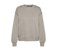 VERO MODA Vmdaisy Pearl Sweat Jrs Boo Ga Maglietta a Maniche Lunghe, Moon Rock, S Donna