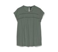 Vero Moda Vmdebbie Pleat S/L Top Ga Noos, T-shirt Donna, Laurel Wreath, XS