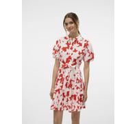 Vero Moda - VMDICTHE 2/4 SHORT VOLUME DRESS WVN GA Rosso - Abbigliamento S Rosso