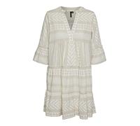 VERO MODA Abito 'VMDicthe' beige / bianco, Taglia 36