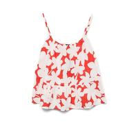 VERO MODA Vmdicthe Singlet Top Wvn Ga, Rosso - Fiery Red, L