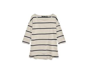 VERO MODA Vmdina - Maglia con Scollo a 3/4, Jrs Ga