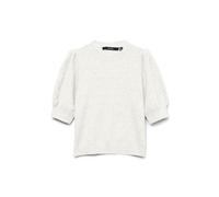 VERO MODA Vmdoffy 2/4 O-Neck Pullover Ga Noos Maglione Lavorato a Maglia, Biancaneve/Dettagli: Melange, S Donna