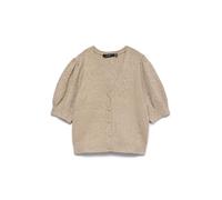 Vero Moda Vmdoffy 2/4 V-Neck Cardigan Noos, Sepia Tint, S Donna