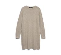 Vero Moda Vmdoffy - Abito da Donna con Scollo a L, Inchiostro Seppia/Dettaglio: Melange, L
