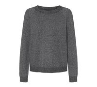 VERO MODA VMDOFFYSHINE LS O-Neck Blouse Rep Noos, Asfalto/Dettaglio: W. Silver Lurex, M