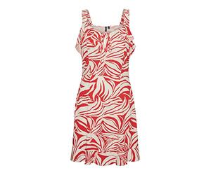 Vero Moda Vmdotty Becca SL Abito Corto Wvn Ga Vestito, Agrodolce/AOP:Dotty, S Donna