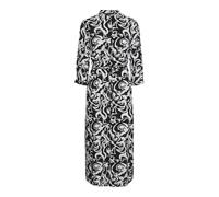 VERO MODA Vmeasy Joy 3/4 Long Shirt Dress Wvn Ga Abito Camicetta, Bianco Neve/AOP: Nero Grafico, S Donna