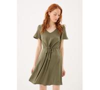Vero Moda - Vmeasy Joy Ss Short Dress Wvn Ga Verde - Abbigliamento L Verde