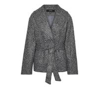 VERO MODA Vmelitebergen-Giacca Boo Corta, Grigio Scuro mélange, L Donna