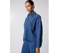 Vero Moda - VMELORA LS DENIM SHIRT YO326 Blu - Abbigliamento S Blu