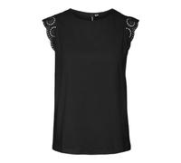 VERO MODA VMEMILY SL Gathering Top Jrs Noos, Nero, S