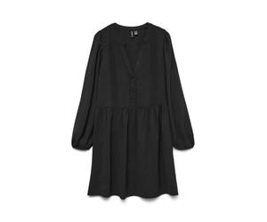 Vero Moda Vmemma LS Lace Dress Wvn Ga Noos, Camicetta, Nero, XS, Nero, XS