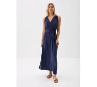 Vero Moda - VMEMMA S/L 7/8 DRESS JRS LCS GA Blu - Abbigliamento L Blu