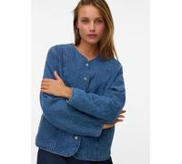 Vero Moda - Vmera Ls Quilted Dnm Jacket Si343 Blu - Abbigliamento XS Blu