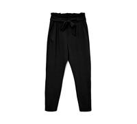 VERO MODA Vmeva Hr Loose Paperbag Pant Ga Noos, Pantaloni Donna, Nero, M / 32L
