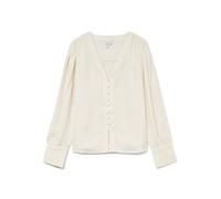 Vero Moda Vmfasana L/S V-Neck Shirt Wvn Btq Ga, Betulla, XL Donna