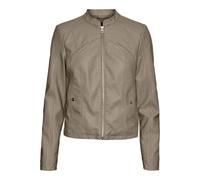 VERO MODA Vmfavodona Coated Jacket Noos Giacca Corta, Visone Argentato, XS Donna