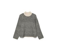 VERO MODA Vmfelize LS High Neck Pullover Boo Collo Alto, Betulla, XS Donna