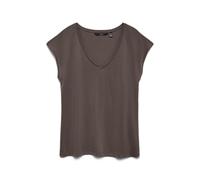 VERO MODA VMFILLI SS V-NECK TEE NOOS Marrone Cioccolato XS
