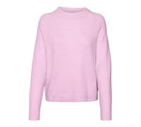 VERO MODA Vmfiluca LS O-NCK Short Pullover Ga Noos Maglione, Busta Rosa/Dettaglio: Melange, XL Donna