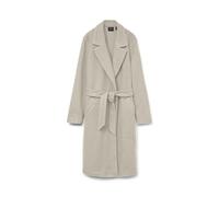 VERO MODA VMFORTUNEAYA SS23 Long Coat Noos Giacca, Oatmeal/Detail:Melange, L da Donna