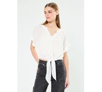 Vero Moda - Vmgabbi Ss Cropped Tie Top Wvn Ga Bianco - Abbigliamento XS Bianco