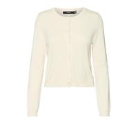 VERO MODA Vmglory LS O-Neck Short Cardigan Ga Noos Maglione, Betulla, M Donna