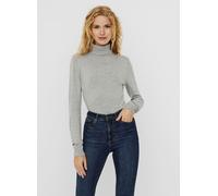 Vero Moda - VMGLORY LS ROLLNECK BLOUSE GA NOOS Grigio - Abbigliamento L Grigio