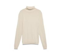Vero Moda - Dolcevita in maglia color crema-Bianco XL