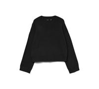 VERO MODA Vmgold Art LS V-Neck Pullover, Nero, S