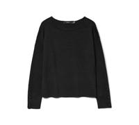 VERO MODA Vmgold LS Boatneck Maglione, Nero, M