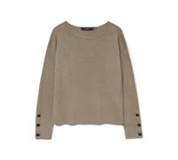 VERO MODA Vmgold LS Boatneck Maglione, Visone Argenteo, S
