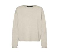 VERO MODA Vmgold Roll LS O-Neck Pullover Maglione Lavorato a Maglia, Betulla, L Donna