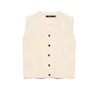 VERO MODA Vmgold SL O-Neck Button Vest Boo Donna