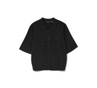 VERO MODA Vmgold SS Collar Jacket, Nero, S