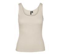 Vero Moda - Vmhenna S/L Top Jrs Lcs Beige - Abbigliamento S Beige