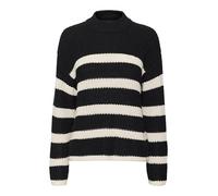 Vero Moda Maglione Hilda maniche lunghe collo alto crema/nero Donna L